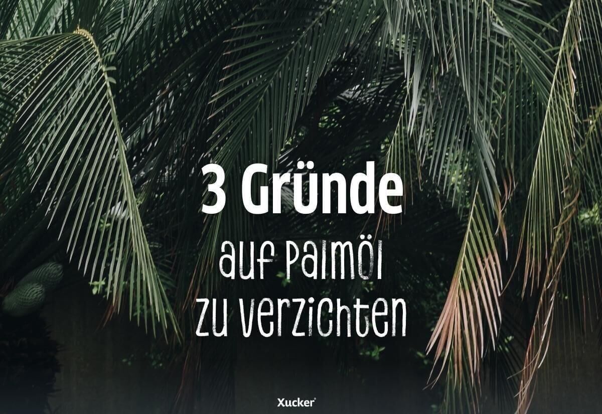Palmöl? Nur ohne Xucker! – 3 Gründe auf Palmöl zu verzichten Palmöl? Nur ohne Xucker! – 3 Gründe auf Palmöl zu verzichten