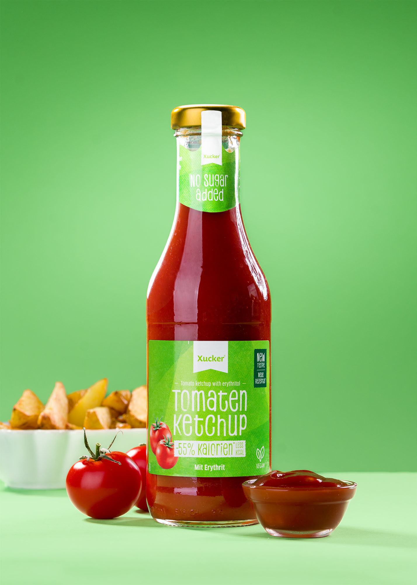 Kalorienreduzierter Tomatenketchup – mit Erythrit gesüßt – Xucker statt ...