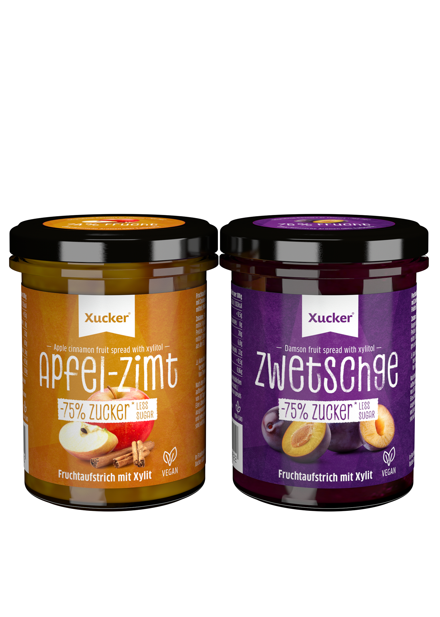 Fruchtaufstriche 2er-Set Zwetschge & Apfel-Zimt Fruchtaufstriche 2er-Set Zwetschge & Apfel-Zimt