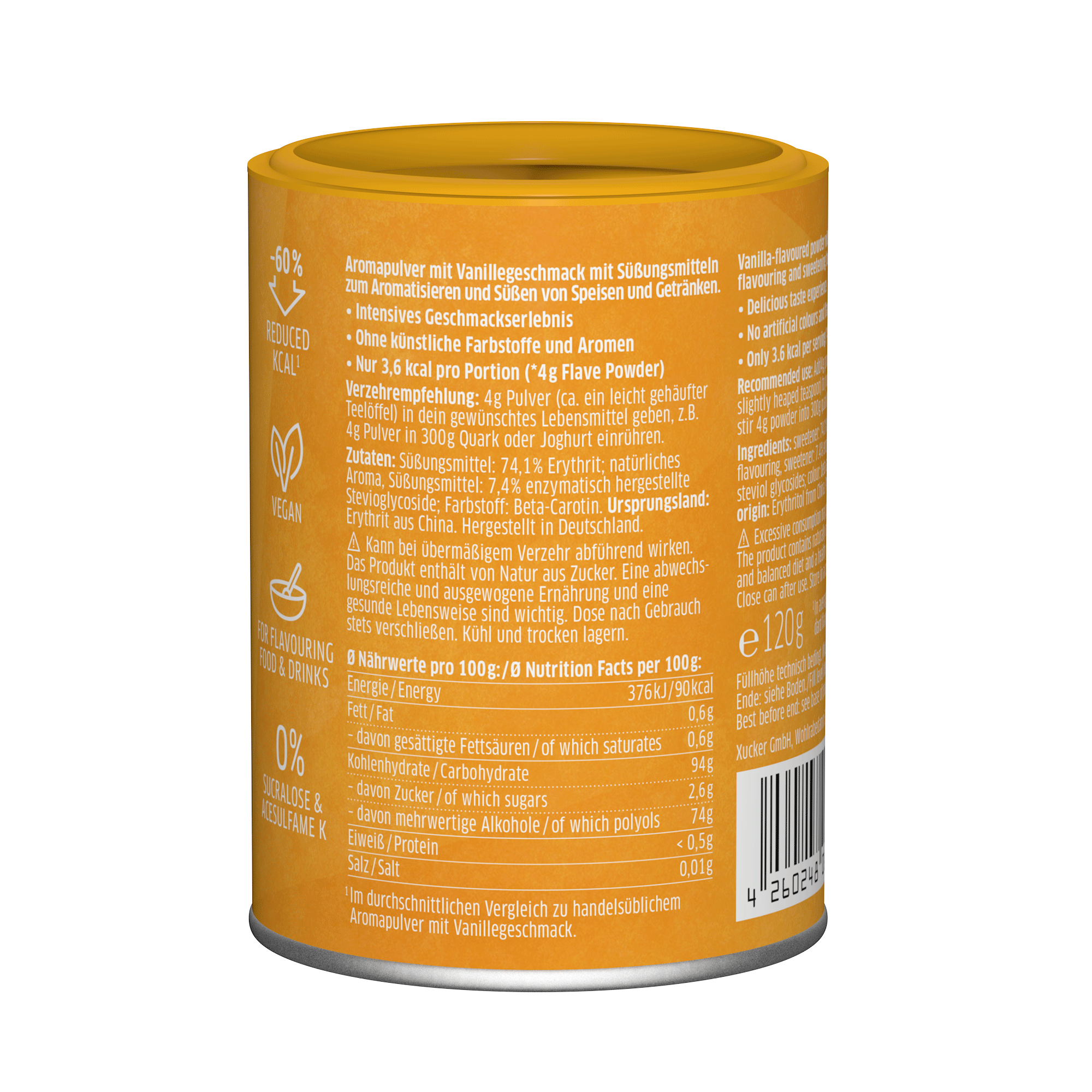 Flave Flave Powder Vanilla: Geschmackspulver Mit Vanillearoma – BBAXXH